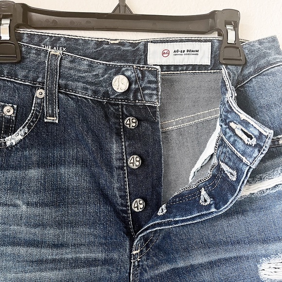 AG Denim Adriano Goldschmidt The Alex Vintage Boyfriend Shorts Women’s Size 26R - Picture 6 of 8